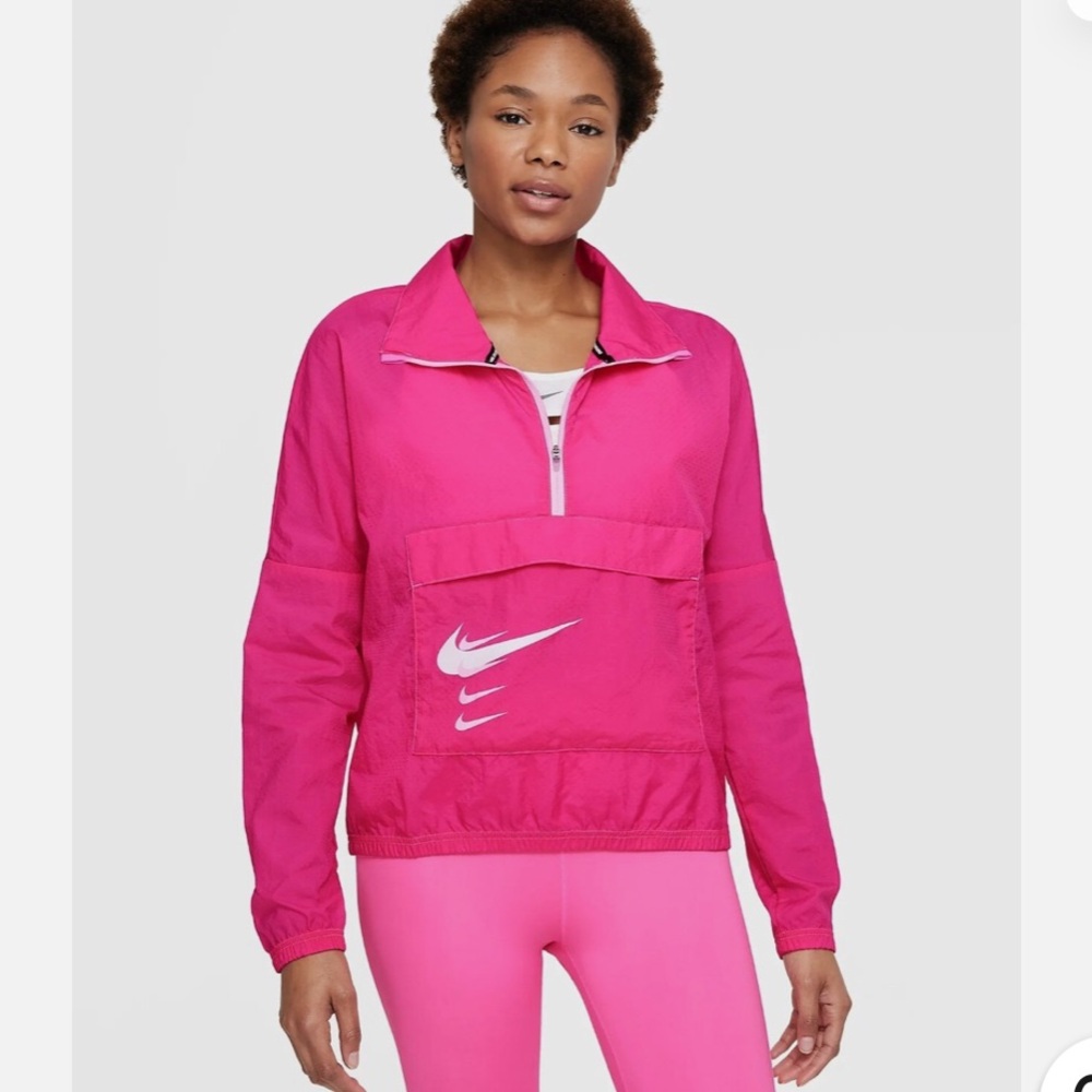 Nike Pink Windbreaker Running Jacket